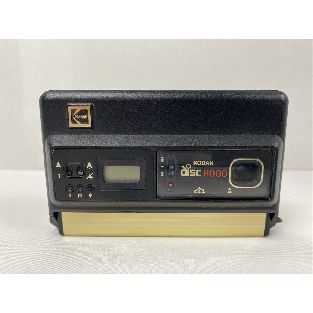 Vintage Kodak Disc 8000 Camera Point & Shoot Powers On Made In USA -‎ Untested